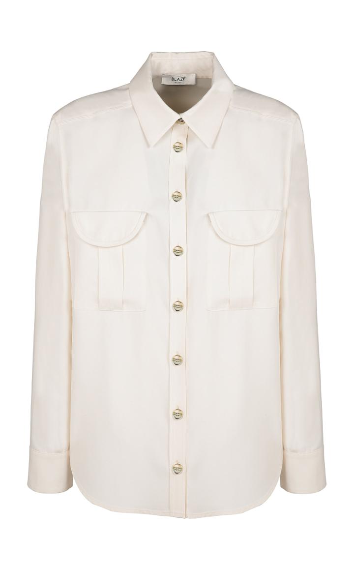 Moda Operandi Blaz Milano Ambassador Berber Satin Shirt