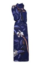 Moda Operandi Johanna Ortiz Balm Of Hope Draped Printed Georgette Midi Dress