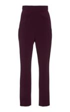 Cushnie Satin High-rise Skinny Pants
