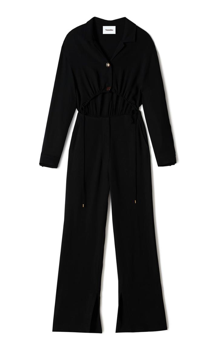 Moda Operandi Nanushka Jude Cutout Georgette Jumpsuit