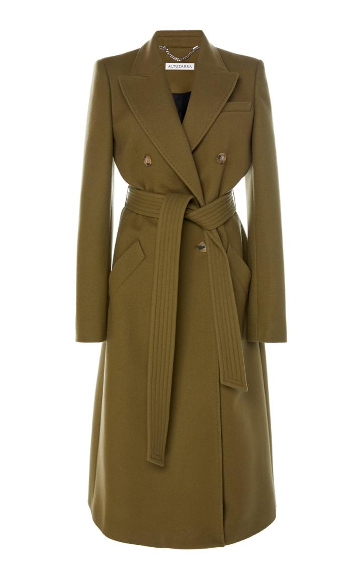 Altuzarra Bailey Double-breasted Wool-blend Trench Coat