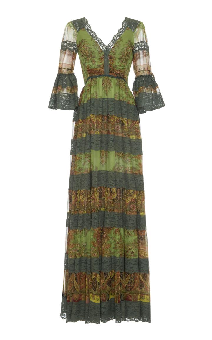 Etro Lace Detail Gown