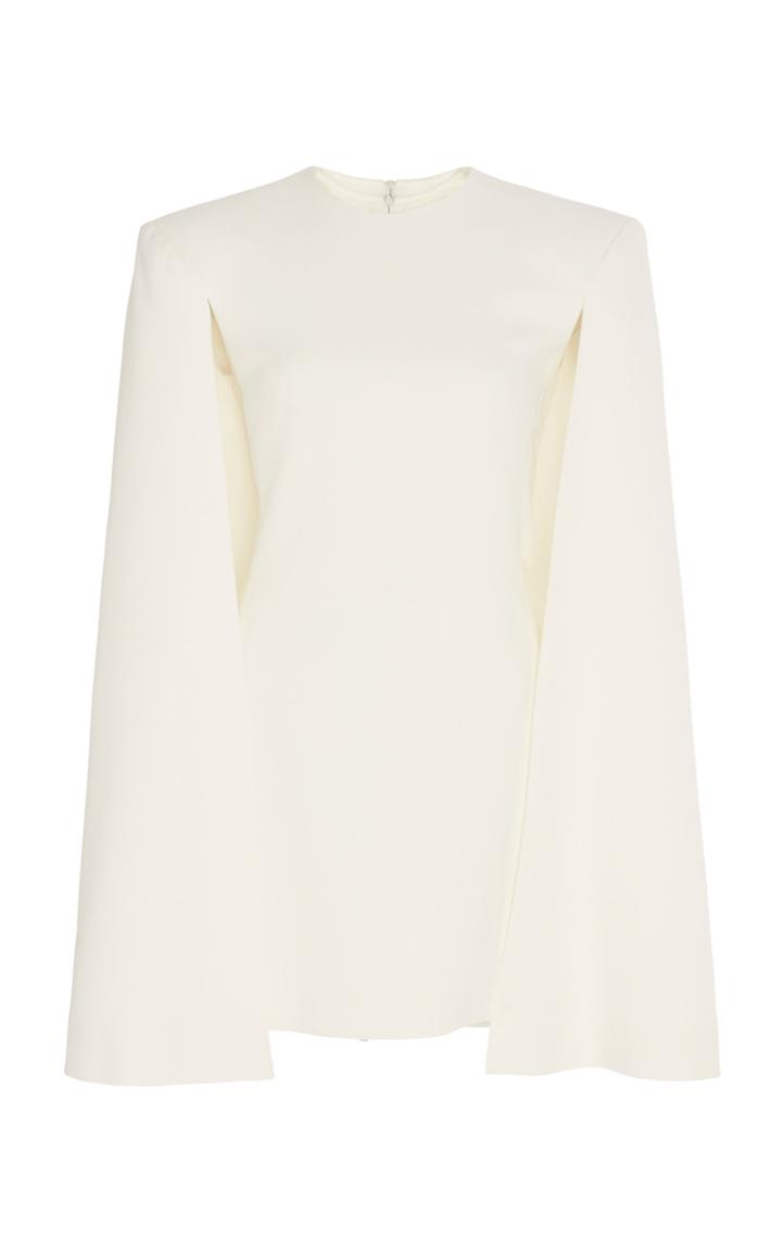 Moda Operandi David Koma Cape-effect Crepe Dress Size: 6