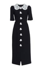 Dolce & Gabbana Short Sleeve Collared Dress