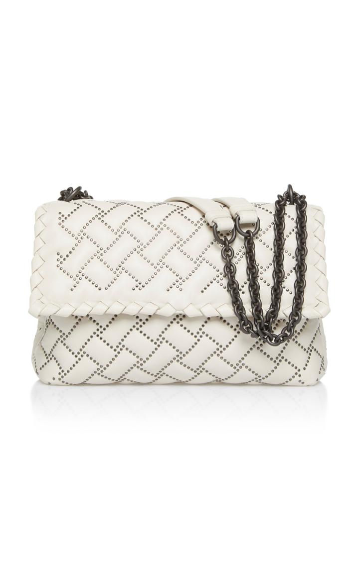 Bottega Veneta Olimpia Microstud Leather Shoulder Bag