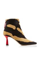 Wandler Lina Zebra Print Calf-hair Boot
