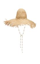 Avenue Chloe Fringed Straw Hat