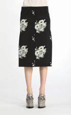 Moda Operandi N21 Vented Floral Silk-blend Midi Skirt
