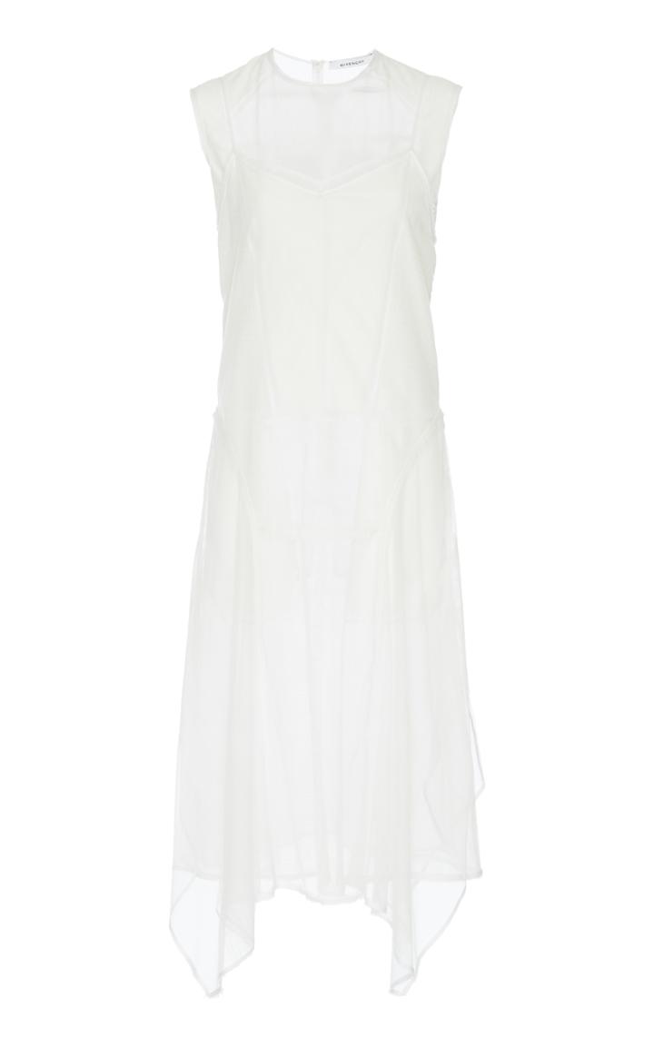 Givenchy Transparent Tulle Sleeveless Dress