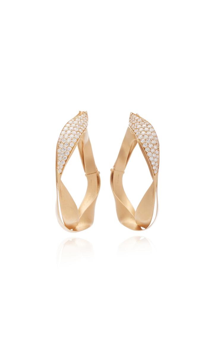 Hueb Twisted Hoop Earrings