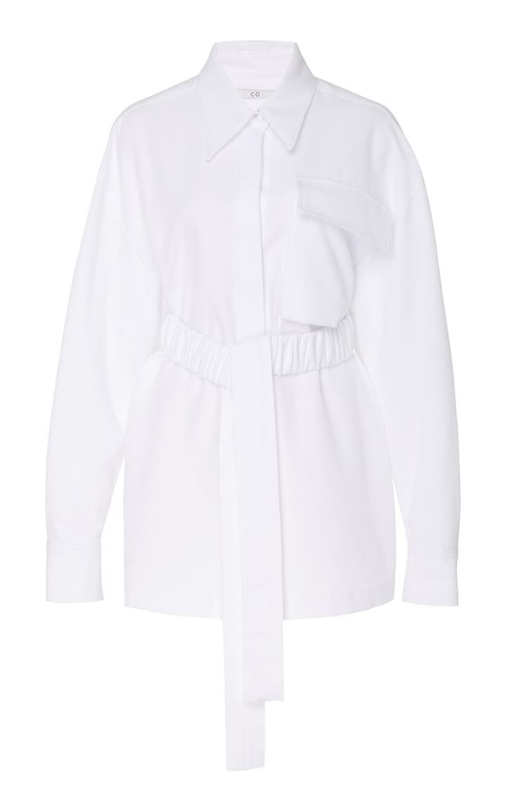 Co Belted Button Down Shirt