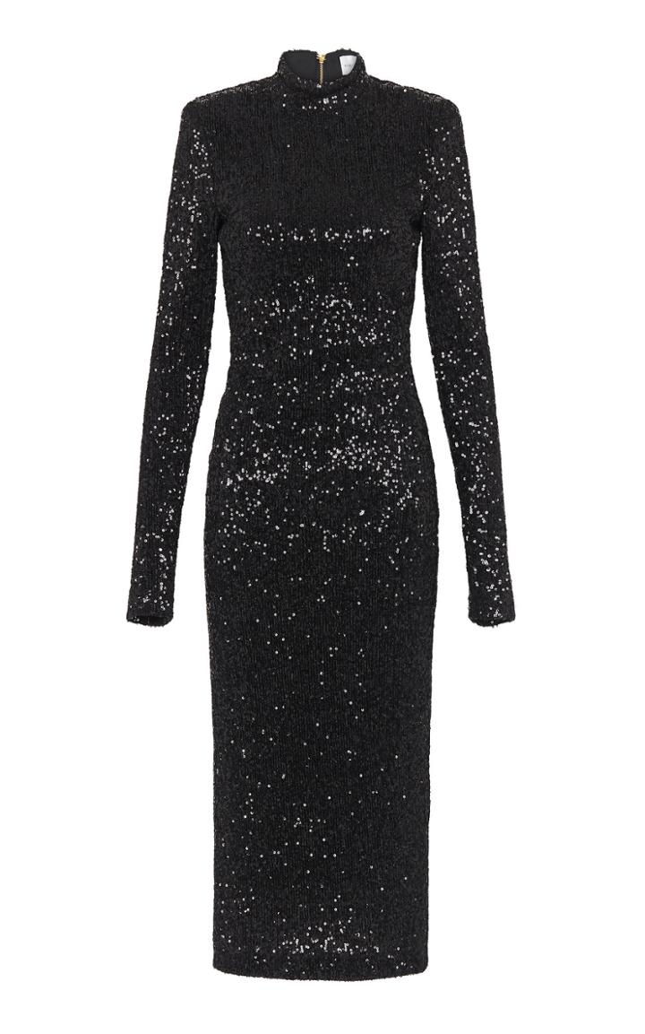 Rebecca Vallance Mica Long Sleeve Midi Dress