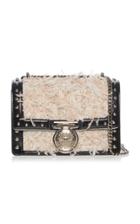 Balmain Studded Box Flap Bag