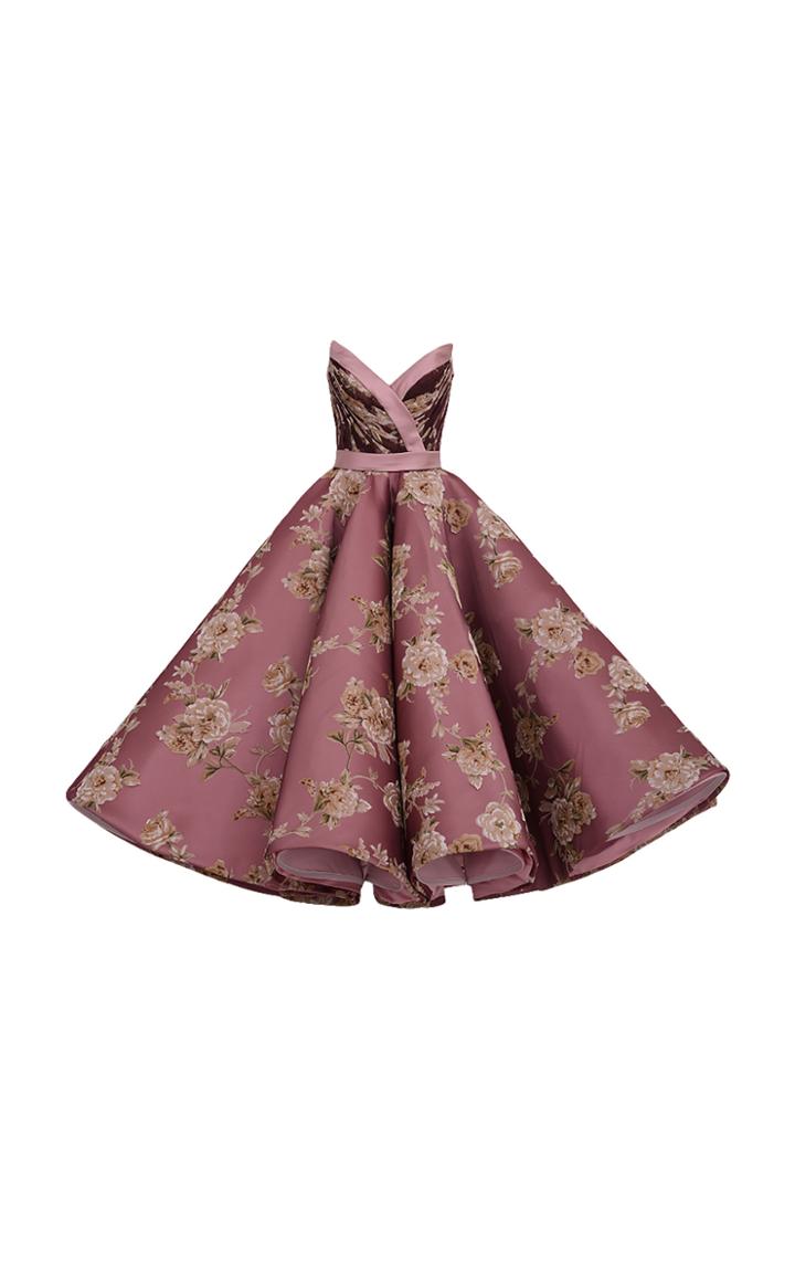 Mark Bumgarner Scarlett Floral Ballgown