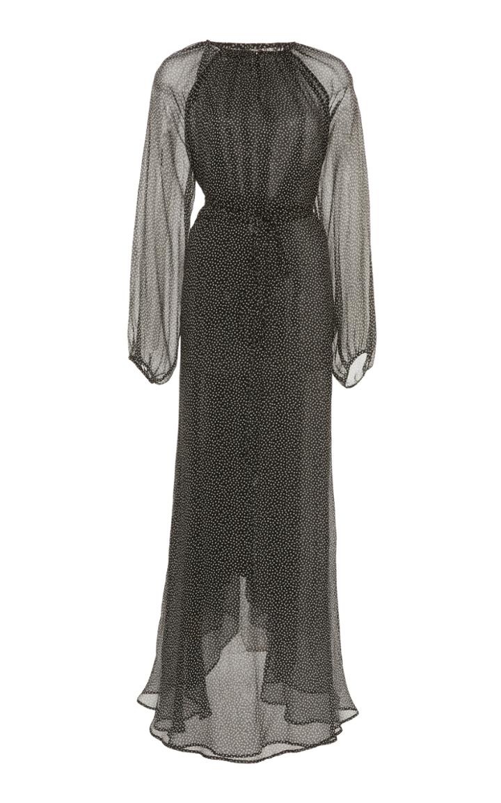 Moda Operandi White Story Castiglioni Printed Silk Dress