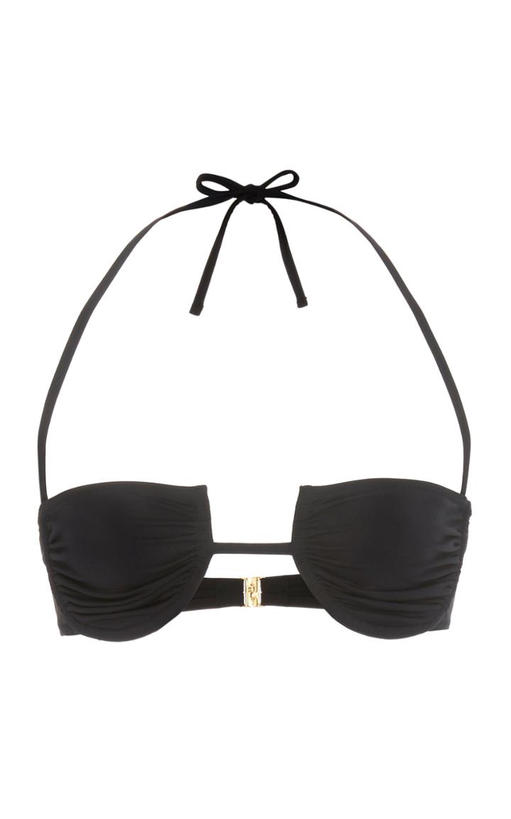 Fisch Coquillage Halter Bikini Top