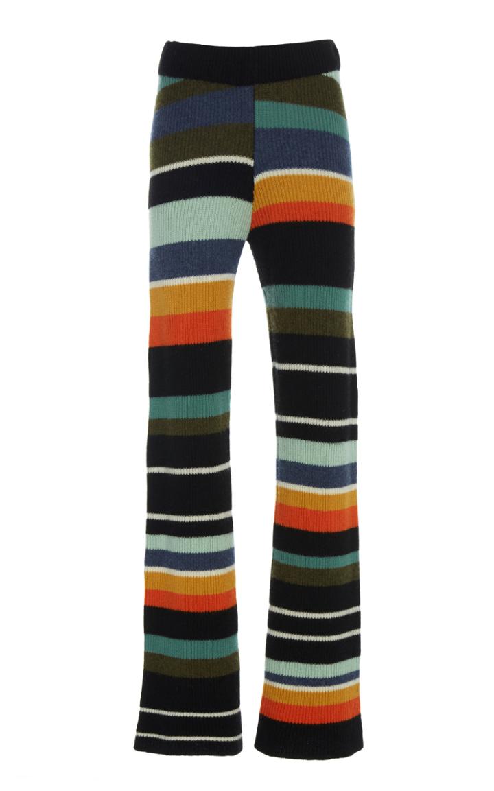 The Elder Statesman Pomona Cashmere Flared Pants