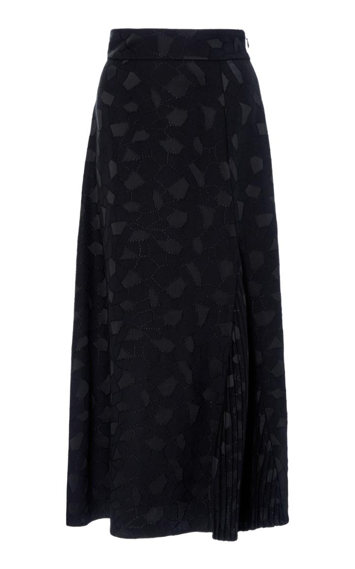 Co Mosaic Jacquard Midi Skirt