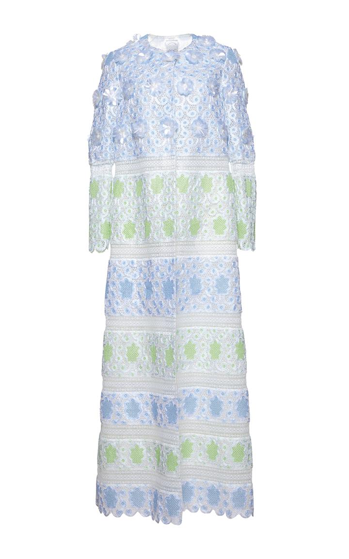 Huishan Zhang Jewel Beaded Roselite Coat