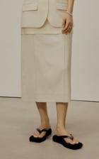 Moda Operandi Low Classic Wool-blend Midi Skirt
