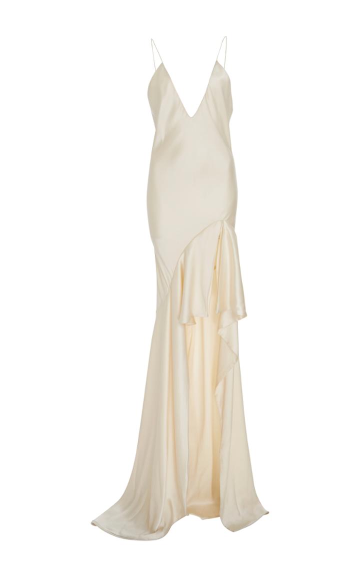 Jonathan Simkhai Silk-satin Gown