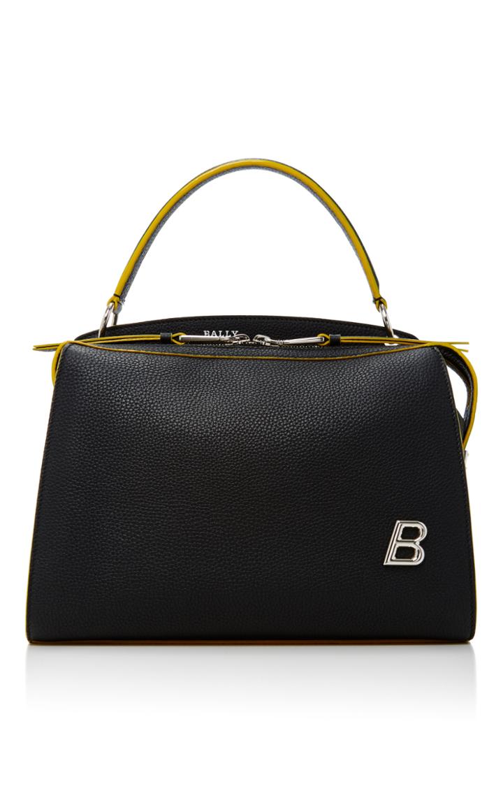 Bally Textured-leather Shoulder Bag