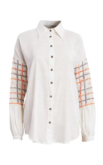 Roopa Cotton Embroidered Shirt