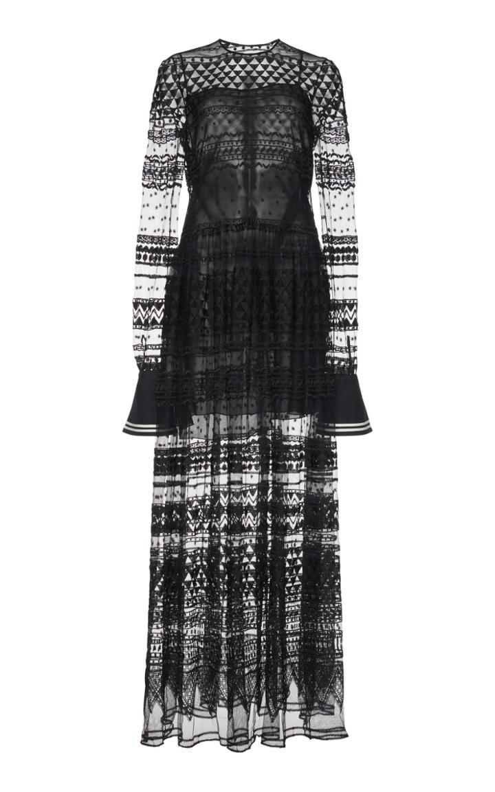 Philosophy Di Lorenzo Serafini Embroidered Tulle Dress