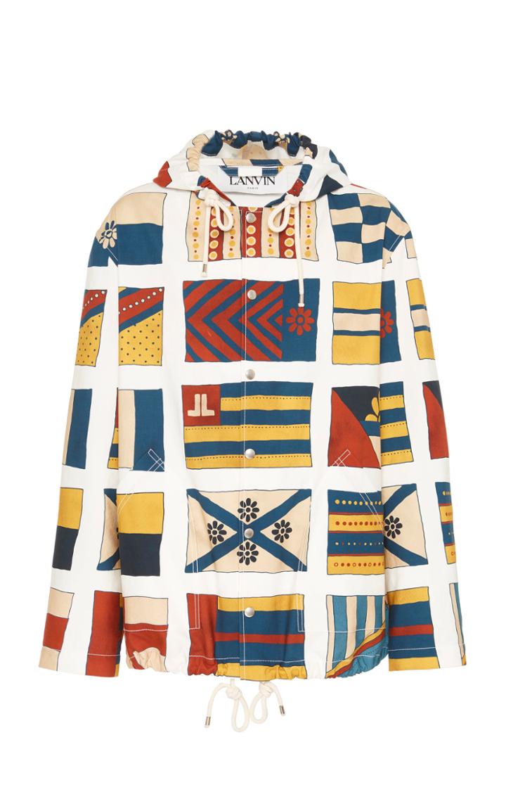 Lanvin Printed Oversized Jacket