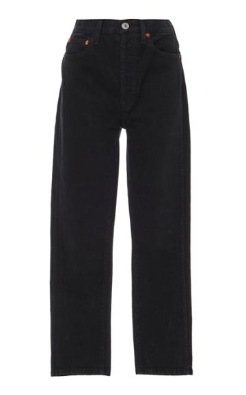 Re/done Originals High-rise Cropped Jeans
