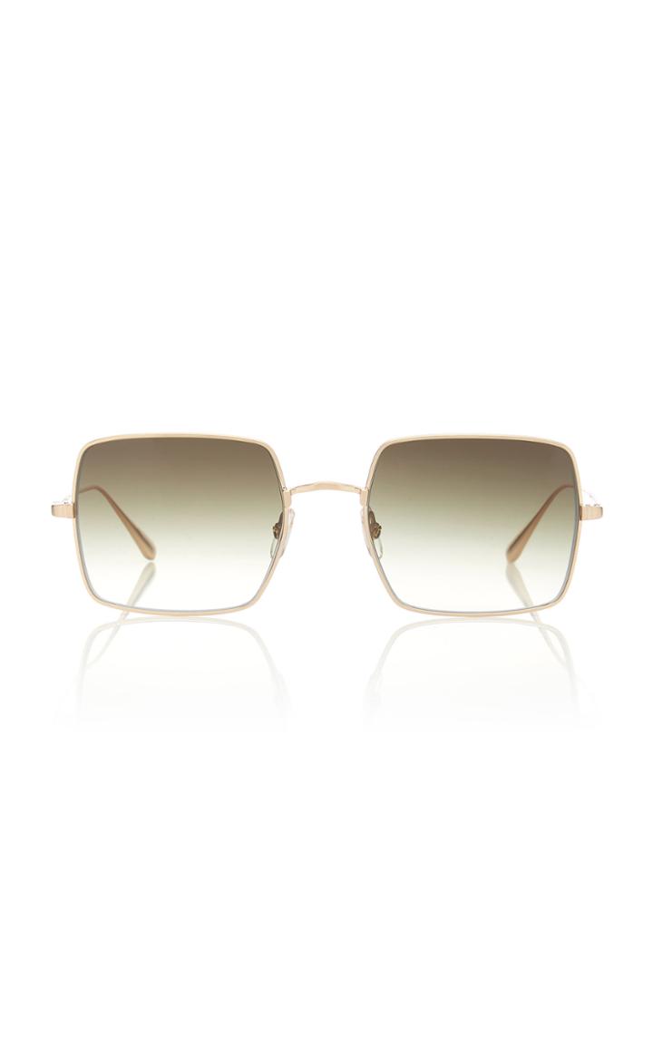 Garrett Leight Crescent Acetate Square-frame Sunglasses