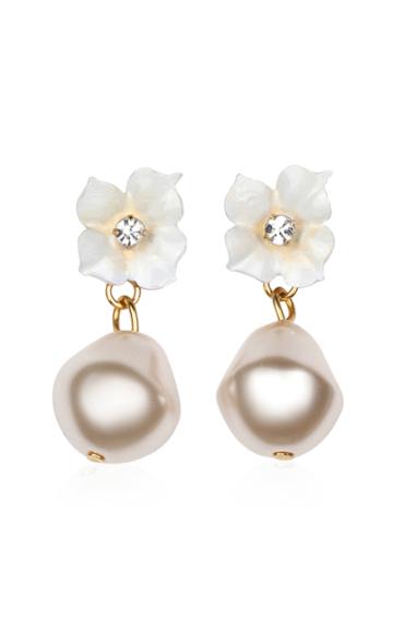 Jennifer Behr Solddad Pearl Drop Earrings