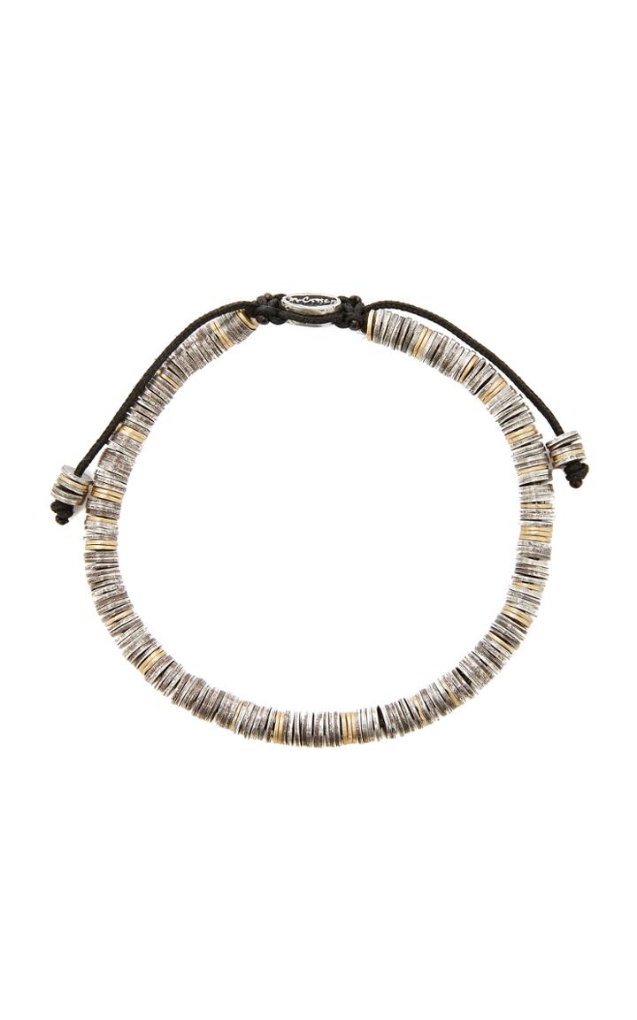 Moda Operandi M. Cohen Stacked Carved Mix Metal Disc Bracelet Size: S