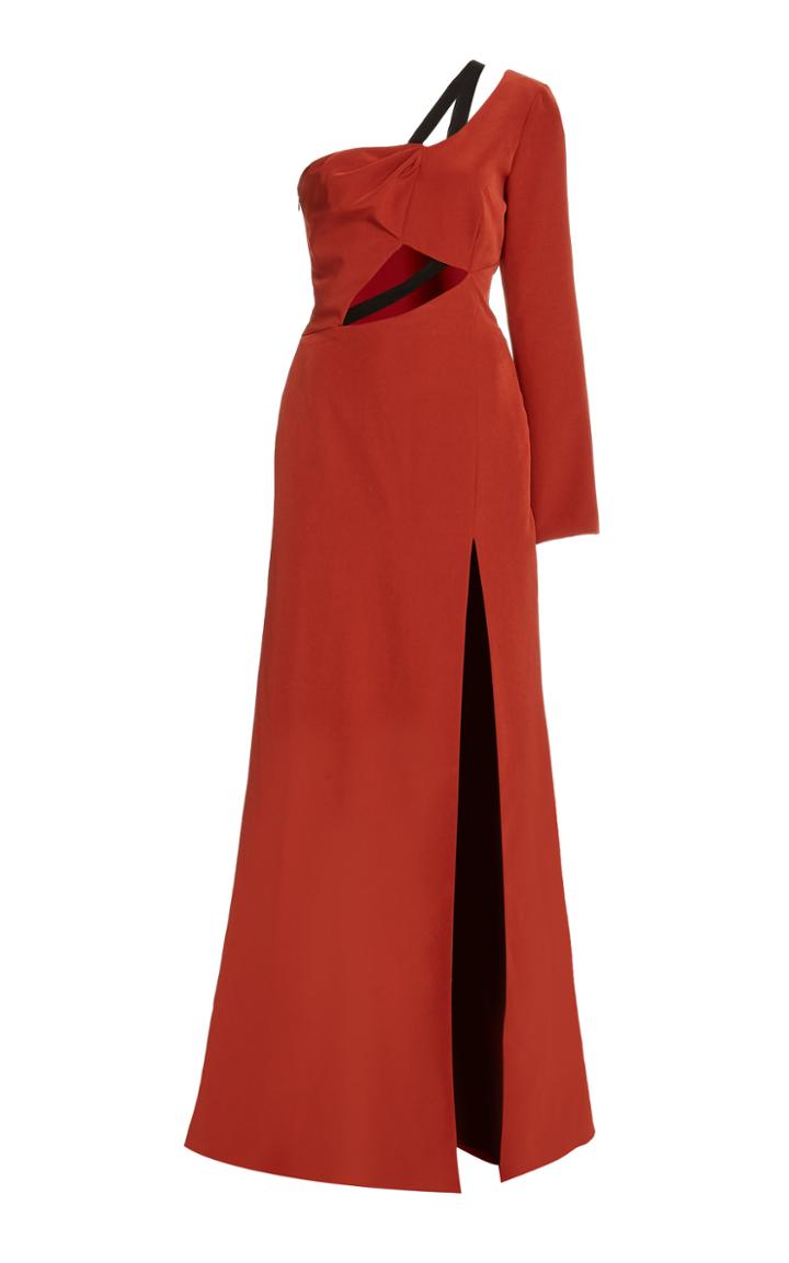 Moda Operandi Alitte One-shoulder Satin Gown