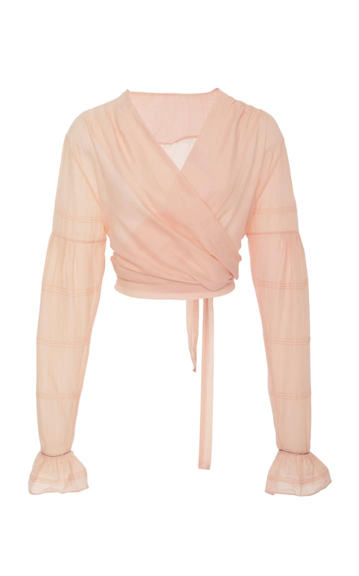 Thierry Colson Sagan Wrapped Top