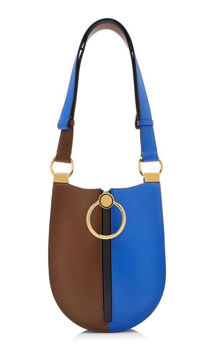Marni Earring Small Color Block Leather-blend Bag