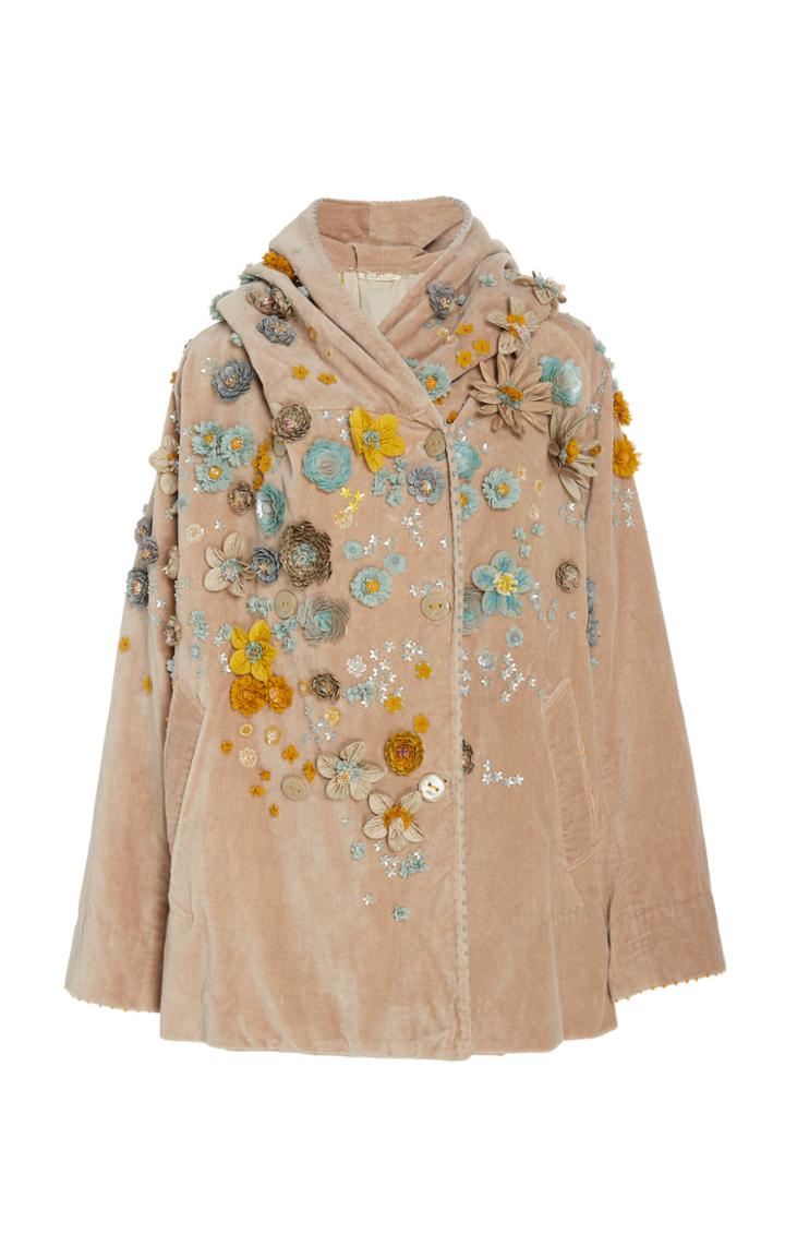 Pro Hooded Velvet Jacket