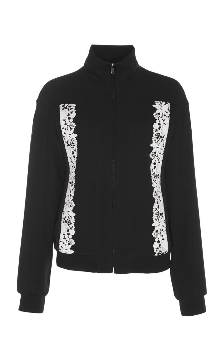 Giambattista Valli Lace Track Sweatshirt