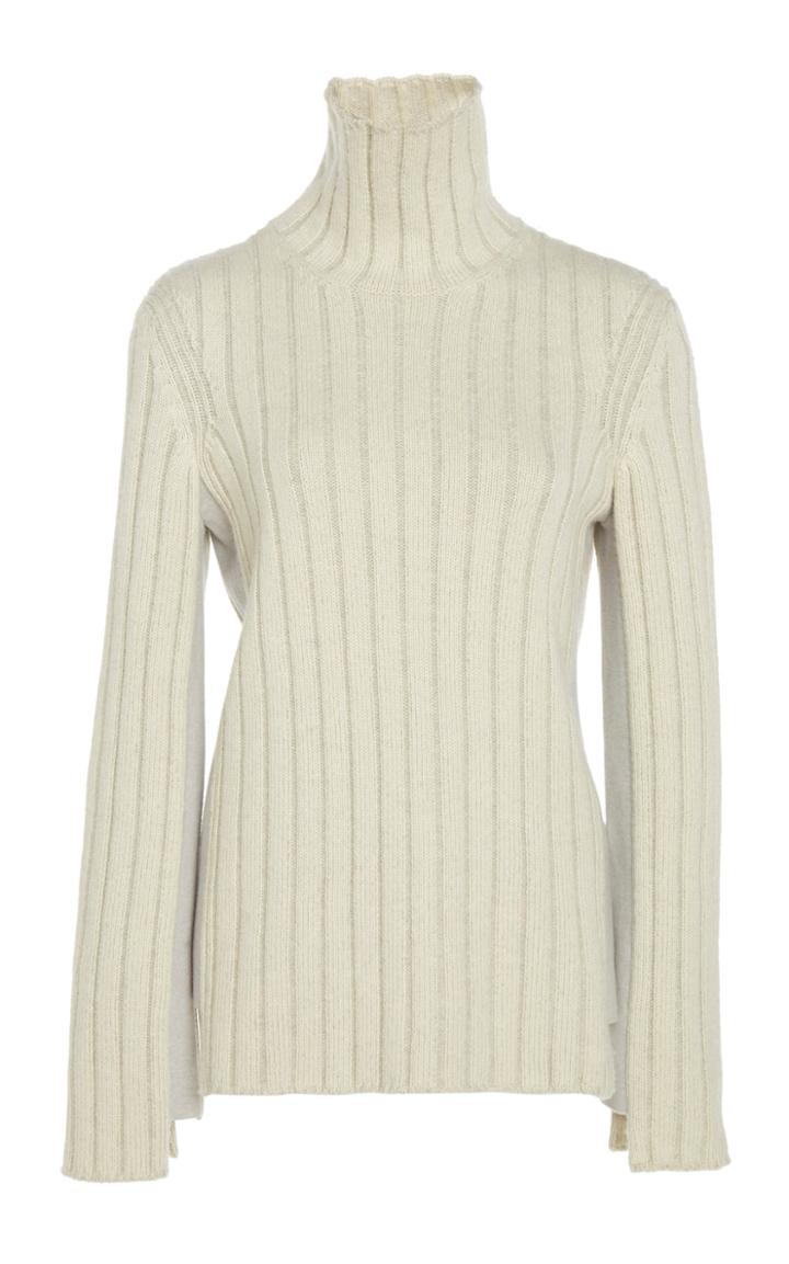 Boontheshop Collection Cashmere And Wool-blend Rib Knit Turtleneck
