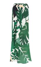 Adriana Degreas Geometric Foliage Pareo Skirt