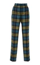 Alberta Ferretti Plaid Trouser