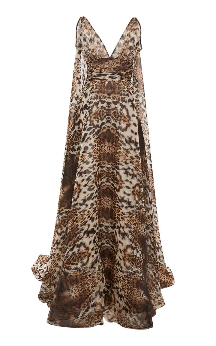 Naeem Khan Printed Gown