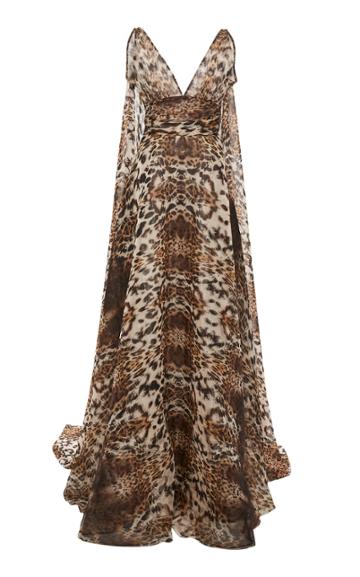Naeem Khan Printed Gown