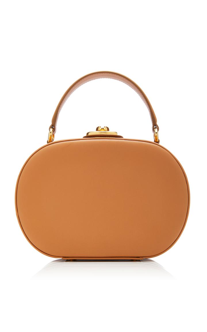 Mark Cross Gianna Soft Leather Oval Box Bag