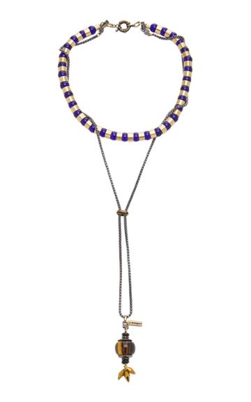 Montageart Metal Tube Chain Necklace