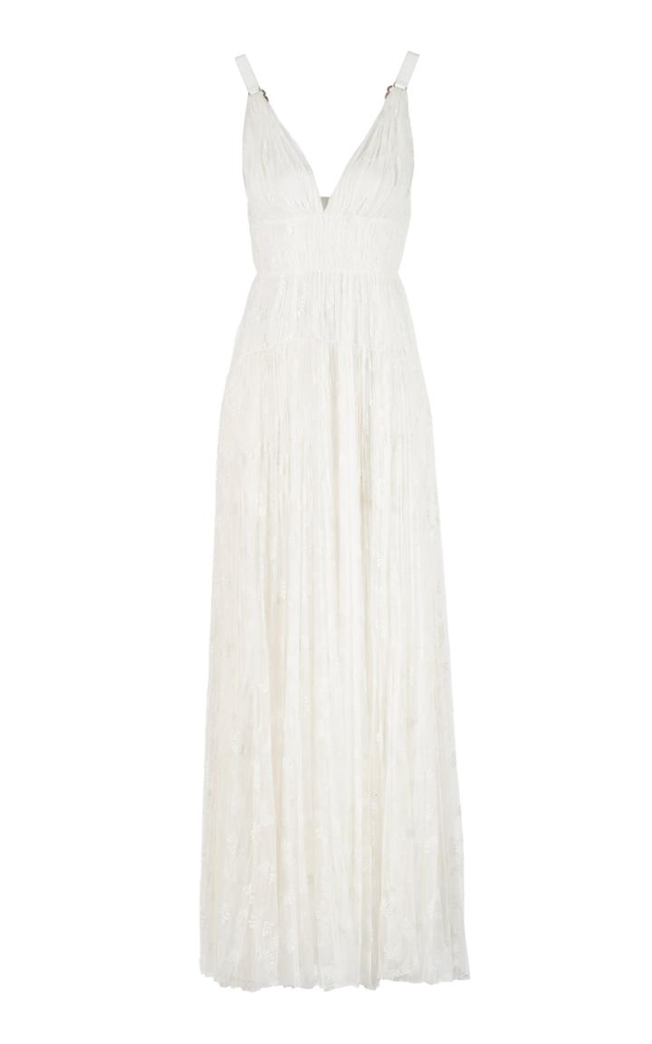 Moda Operandi Maria Lucia Hohan Aletta Embroidered Tulle Gown Size: 34