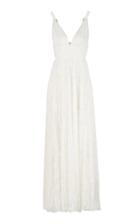 Moda Operandi Maria Lucia Hohan Aletta Embroidered Tulle Gown Size: 34