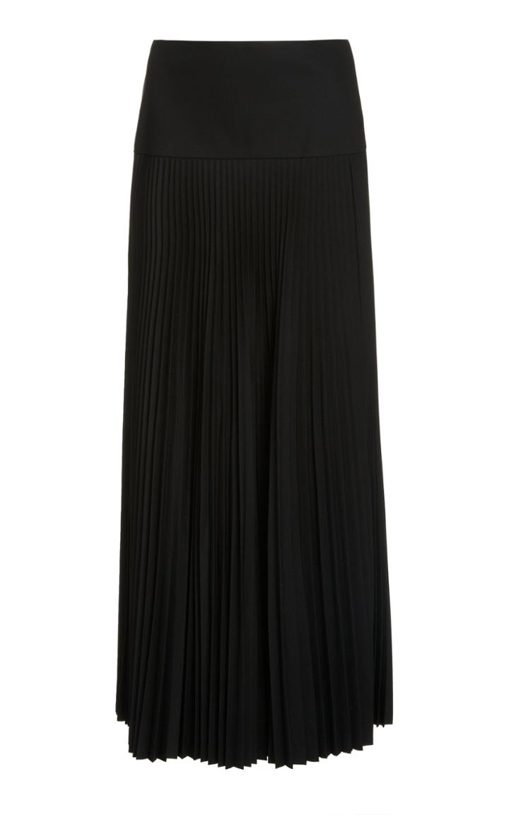 Joseph Bryanna Pleated Wool Skirt