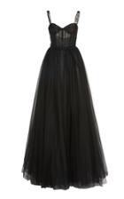 Carolina Herrera Ribbon-trimmed Organza Gown