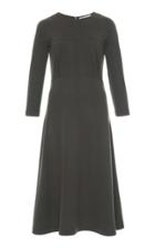 Agnona Top Stitch Detail Midi Dress